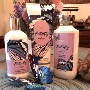 Bath and Body Works BUTTERFLY set